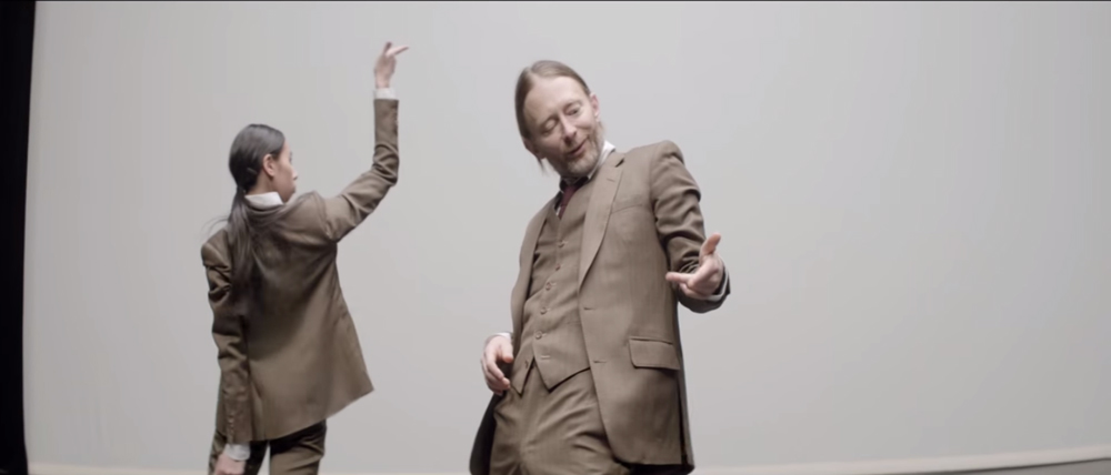 Thom Yorke dancing in the new video for "Ingenue" from his side-project Atoms For Peace. (Youtube)
